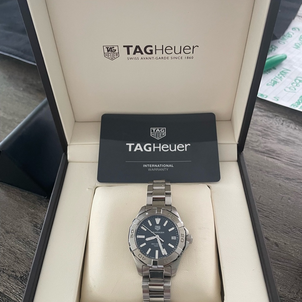 Tag Heuer Silver and Black Women's Watch